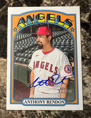 Anthony Rendon Real One Autographs #ROA-AR Baseball Cards 2021 Topps Heritage Real One Autographs Prices