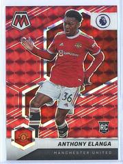 Anthony Elanga [Red Mosaic] Soccer Cards 2021 Panini Mosaic Premier League Prices