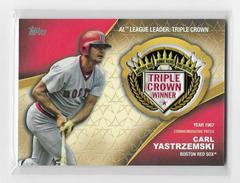 Carl Yastrzemski Baseball Cards 2023 Topps Crowning Achievements Commemorative Patch Prices