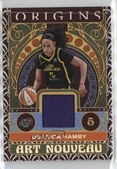 Dearica Hamby #AN-DHM Basketball Cards 2023 Panini Origins WNBA Art Nouveau Memorabilia Prices