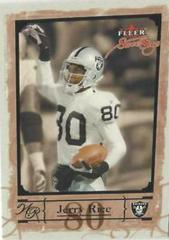 Jerry Rice [Black] Football Cards 2004 Fleer Sweet Sigs Prices