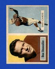 Don Stonesifer #38 Football Cards 1957 Topps Prices