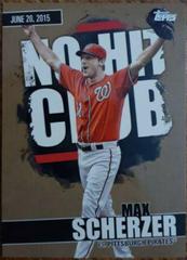 Max Scherzer [Gold] Baseball Cards 2022 Topps No Hit Club Prices