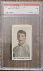 Harry Krause Baseball Cards 1911 M116 Sporting Life Prices