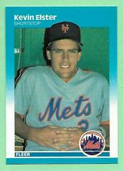 Kevin Elster #7 Baseball Cards 1987 Fleer Prices