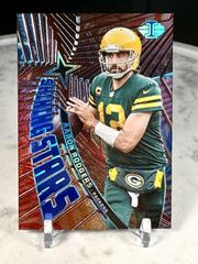 Aaron Rodgers [Red Blue] #SS-4 Football Cards 2022 Panini Illusions Shining Stars Prices