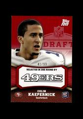 Colin Kaepernick [Autograph Red Ink] #128 Football Cards 2011 Topps Rising Rookies Prices