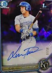 Luca Tresh [Purple] #BSPA-LT Baseball Cards 2022 Bowman Chrome Sapphire Autographs Prices