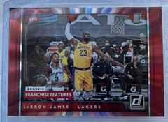 LeBron James [Red Laser] #20 Basketball Cards 2021 Panini Donruss Franchise Features Prices