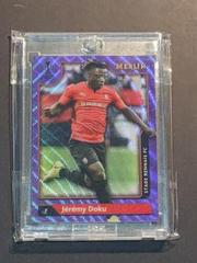 Jeremy Doku [Purple Wave] Soccer Cards 2021 Topps Merlin Chrome UEFA Prices