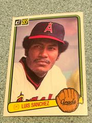 Luis Sanchez #519 Baseball Cards 1983 Donruss Prices