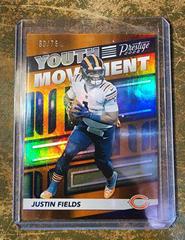 Justin Fields [Gold] #YM-7 Football Cards 2022 Panini Prestige Youth Movement Prices
