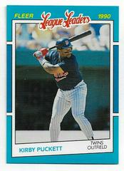 Kirby Puckett Baseball Cards 1990 Fleer League Leaders Prices