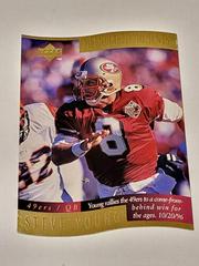 Steve Young #1 Football Cards 1997 Upper Deck Memorable Moments Prices