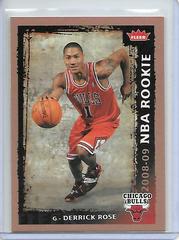 Derrick Rose #201 Basketball Cards 2008 Fleer Prices