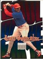 Juan Gonzalez #7SG Baseball Cards 1999 Skybox Premium Soul of the Game Prices