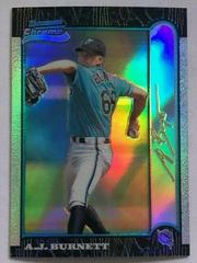 A. J. Burnett [Refractor] #323 Baseball Cards 1999 Bowman Chrome Gold Prices