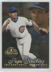 Ryne Sandberg [Row 1] Baseball Cards 1997 Flair Showcase Prices