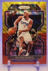 Rajon Rondo [Red Gold Wave] #104 Basketball Cards 2021 Panini Prizm Prices