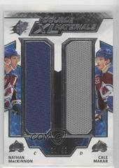 Nathan MacKinnon, Cale Makar #XL-MM Hockey Cards 2021 SPx Double XL Duos Materials Prices