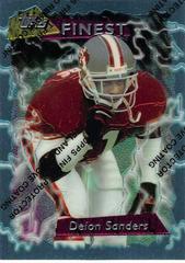 Deion Sanders [w/ Coating] Football Cards 1995 Topps Finest Prices