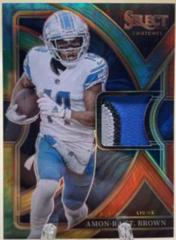 Amon Ra St. Brown [Tie Dye] #SS-37 Football Cards 2022 Panini Select Swatches Prizm Prices