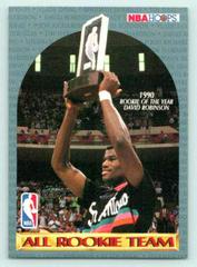 David Robinson All Rookie Team [No Stats] Basketball Cards 1990 Hoops Prices