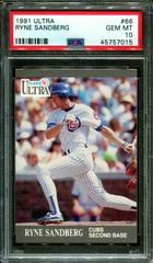 Ryne Sandberg #66 Baseball Cards 1991 Ultra Prices