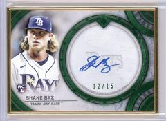 Shane Baz [Emerald] Baseball Cards 2022 Topps Transcendent Collection Image Variations Autographs Prices