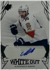 Aleksander Barkov Hockey Cards 2022 SPx White Out Autographs Prices