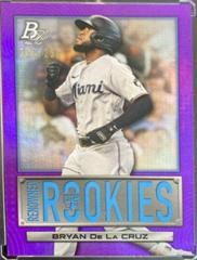 Bryan De La Cruz [Purple] Baseball Cards 2022 Bowman Platinum Renowned Rookies Prices
