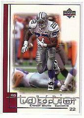 Emmitt Smith #47 Football Cards 2001 Upper Deck Top Tier Prices