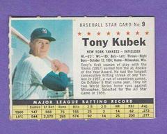 Tony Kubek [Perforated] Baseball Cards 1961 Post Cereal Prices