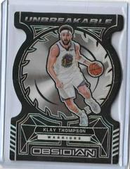 Klay Thompson #3 Basketball Cards 2021 Panini Obsidian Unbreakable Prices