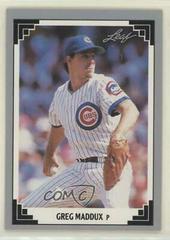 Greg Maddux Baseball Cards 1991 Leaf Prices