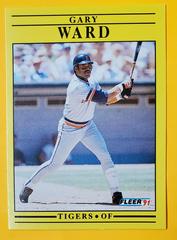 Gary Ward #356 Baseball Cards 1991 Fleer Prices