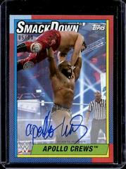 Apollo Crews [Red] Wrestling Cards 2021 Topps Heritage WWE Autographs Prices