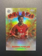 Robbie Fowler [Yellow] #G-18 Soccer Cards 2022 Topps Chrome UEFA Club Competitions Golazo Prices
