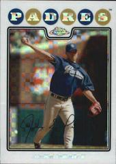 Jake Peavy #15 Baseball Cards 2008 Topps Chrome Prices