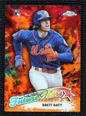 Brett Baty [Orange] Baseball Cards 2023 Topps Chrome Update Future Stars Prices