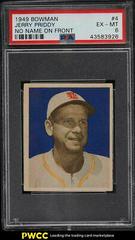 Jerry Priddy [No Name on Front] Baseball Cards 1949 Bowman Prices