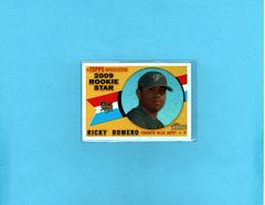Ricky Romero [Black Border Refractor] #CHR172 Baseball Cards 2009 Topps Heritage Chrome Prices