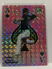 Shane Bieber [Pink Fluorescent] #ACE4 Baseball Cards 2021 Panini Mosaic Aces Prices