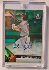 Heston Kjerstad [Green Autograph] #TOP-40 Baseball Cards 2021 Bowman Platinum Top Prospects Prices