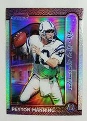 Peyton Manning [Interstate Refractor] #70 Football Cards 1999 Bowman Chrome Prices