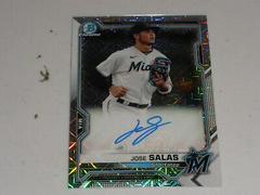 Jose Salas #BCMA-JS Baseball Cards 2021 Bowman Chrome Mega Box Mojo Autographs Prices