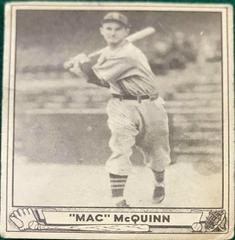 Mac McQuinn #53 Baseball Cards 1940 Play Ball Prices