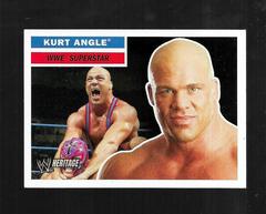 Kurt Angle Wrestling Cards 2005 Topps Heritage WWE Prices