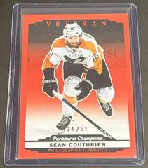 Sean Couturier [Red] #4 Hockey Cards 2022 Parkhurst Champions Prices