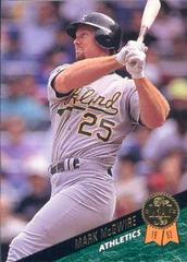 Mark McGwire Baseball Cards 1993 Leaf Prices